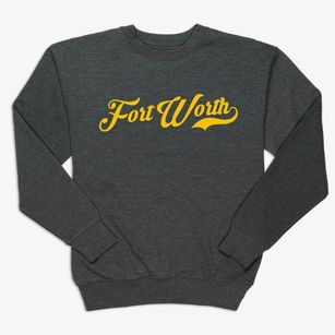 Fort Worth Texas Vintage Team Premium Crewneck Sweatshirt