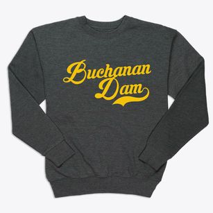 Buchanan Dam Texas Vintage Team Premium Crewneck Sweatshirt
