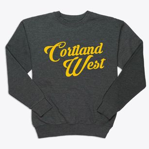 Cortland West New York Vintage Team Premium Crewneck Sweatshirt