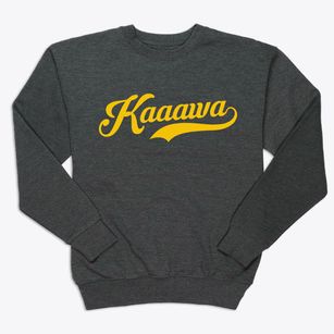 Kaaawa Hawaii Vintage Team Premium Crewneck Sweatshirt
