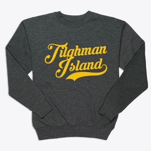 Tilghman Island Maryland Vintage Team Premium Crewneck Sweatshirt