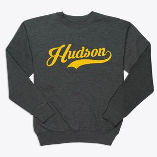Hudson Massachusetts Vintage Team Premium Crewneck Sweatshirt