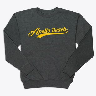 Apollo Beach Florida Vintage Team Premium Crewneck Sweatshirt