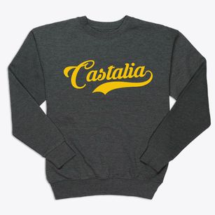 Castalia Iowa Vintage Team Premium Crewneck Sweatshirt