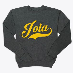 Iola Illinois Vintage Team Premium Crewneck Sweatshirt