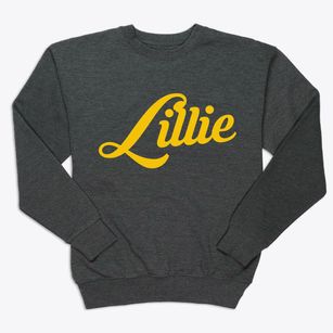Lillie Louisiana Vintage Team Premium Crewneck Sweatshirt