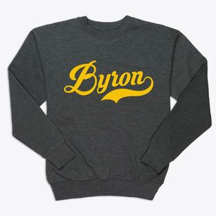 Byron Oklahoma Vintage Team Premium Crewneck Sweatshirt