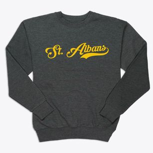 St. Albans West Virginia Vintage Team Premium Crewneck Sweatshirt
