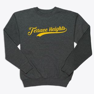Terrace Heights Washington Vintage Team Premium Crewneck Sweatshirt