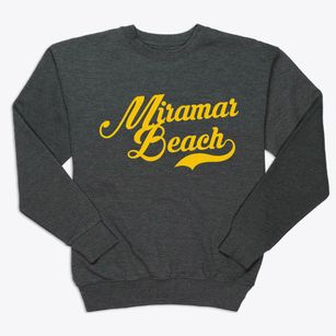 Miramar Beach Florida Vintage Team Premium Crewneck Sweatshirt