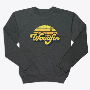 Woodfin North Carolina Sublime Sunset Premium Crewneck Sweatshirt