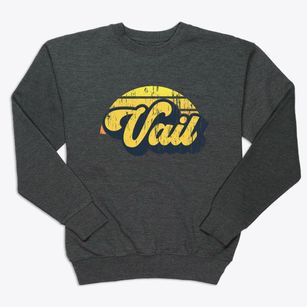 Vail Colorado Sublime Sunset Premium Crewneck Sweatshirt