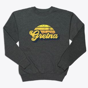 Gretna Nebraska Sublime Sunset Premium Crewneck Sweatshirt