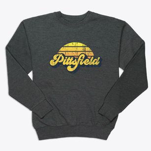 Pittsfield Massachusetts Sublime Sunset Premium Crewneck Sweatshirt