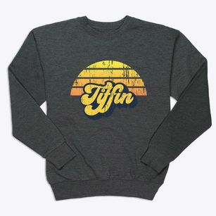 Tiffin Iowa Sublime Sunset Premium Crewneck Sweatshirt