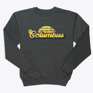 Columbus Ohio Sublime Sunset Premium Crewneck Sweatshirt