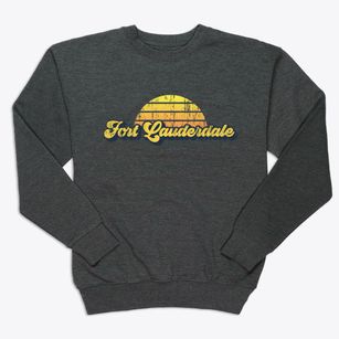 Fort Lauderdale Florida Sublime Sunset Premium Crewneck Sweatshirt