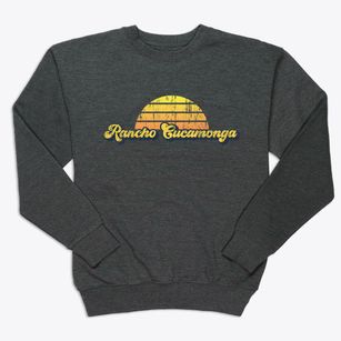 Rancho Cucamonga California Sublime Sunset Premium Crewneck Sweatshirt