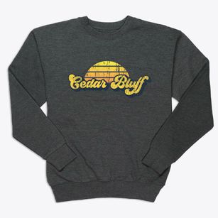 Cedar Bluff Alabama Sublime Sunset Premium Crewneck Sweatshirt