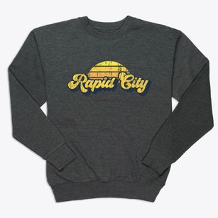 Rapid City Michigan Sublime Sunset Premium Crewneck Sweatshirt