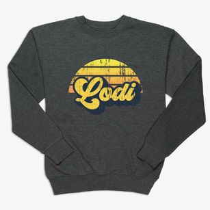Lodi New York Sublime Sunset Premium Crewneck Sweatshirt