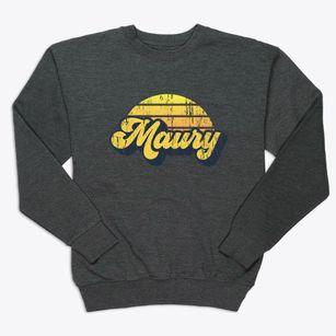 Maury North Carolina Sublime Sunset Premium Crewneck Sweatshirt