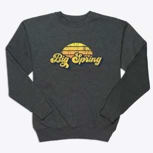 Big Spring Texas Sublime Sunset Premium Crewneck Sweatshirt