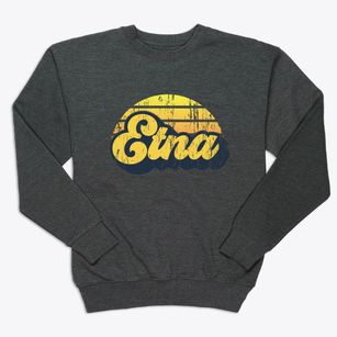Etna Ohio Sublime Sunset Premium Crewneck Sweatshirt