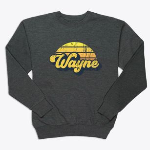 Wayne New York Sublime Sunset Premium Crewneck Sweatshirt
