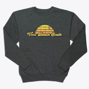 Vero Beach South Florida Sublime Sunset Premium Crewneck Sweatshirt