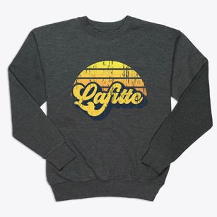 Lafitte Louisiana Sublime Sunset Premium Crewneck Sweatshirt