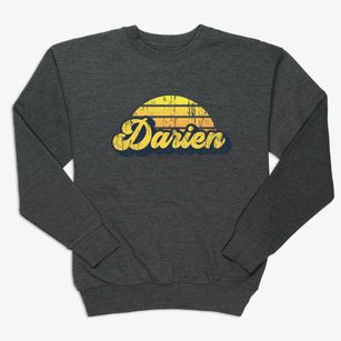 Darien Connecticut Sublime Sunset Premium Crewneck Sweatshirt