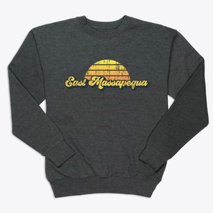 East Massapequa New York Sublime Sunset Premium Crewneck Sweatshirt