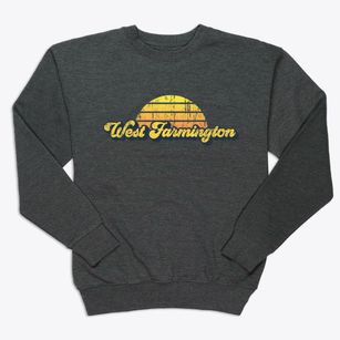 West Farmington Ohio Sublime Sunset Premium Crewneck Sweatshirt