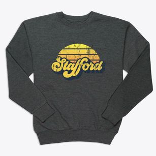 Stafford Texas Sublime Sunset Premium Crewneck Sweatshirt