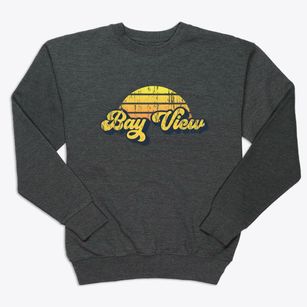 Bay View Michigan Sublime Sunset Premium Crewneck Sweatshirt