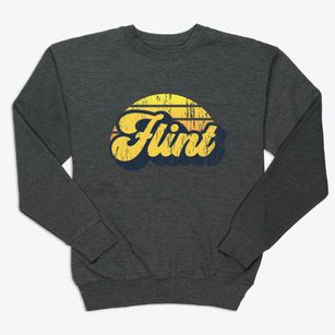 Flint Michigan Sublime Sunset Premium Crewneck Sweatshirt