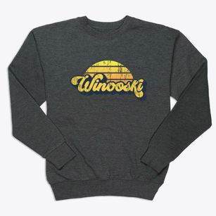 Winooski Vermont Sublime Sunset Premium Crewneck Sweatshirt