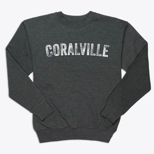 Coralville Iowa Timeless Retro Premium Crewneck Sweatshirt