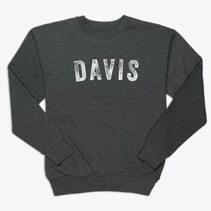 Davis North Carolina Timeless Retro Premium Crewneck Sweatshirt
