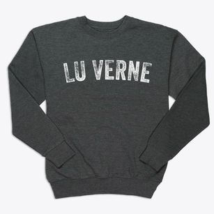 Lu Verne Iowa Timeless Retro Premium Crewneck Sweatshirt
