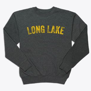 Long Lake New York Timeless Retro Premium Crewneck Sweatshirt