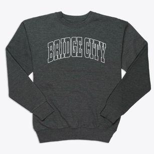 Bridge City Texas Trendy Block Premium Crewneck Sweatshirt