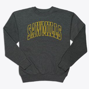 Sawmills North Carolina Trendy Block Premium Crewneck Sweatshirt