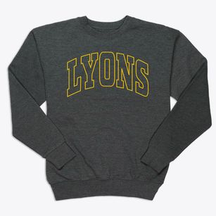 Lyons Wisconsin Trendy Block Premium Crewneck Sweatshirt