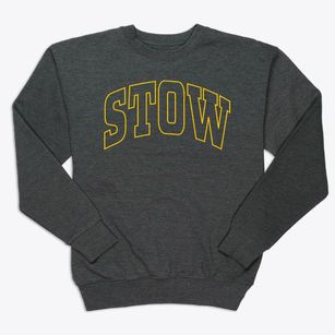 Stow Ohio Trendy Block Premium Crewneck Sweatshirt