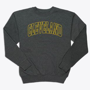 Cleveland Mississippi Trendy Block Premium Crewneck Sweatshirt