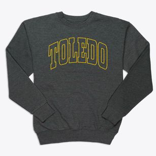 Toledo Ohio Trendy Block Premium Crewneck Sweatshirt