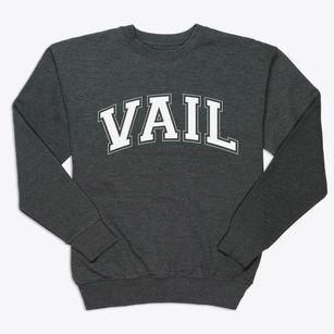 Vail Colorado Varsity Premium Crewneck Sweatshirt