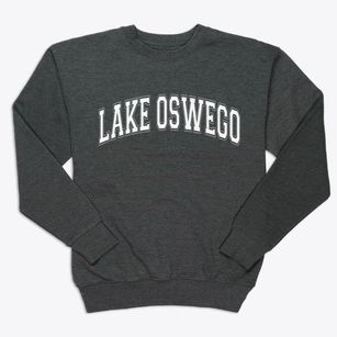 Lake Oswego Oregon Varsity Premium Crewneck Sweatshirt